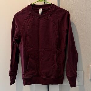 lululemon athletica Burgundy Sweatshirt